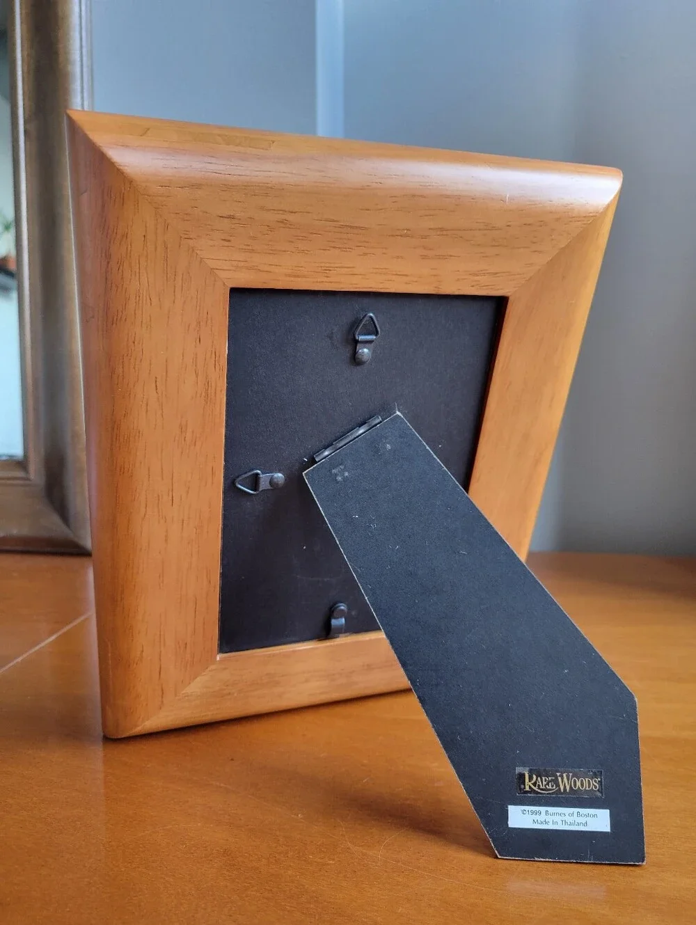 Vtg 1989 Burnes of Boston Rare Woods Picture Frame 3.5x5